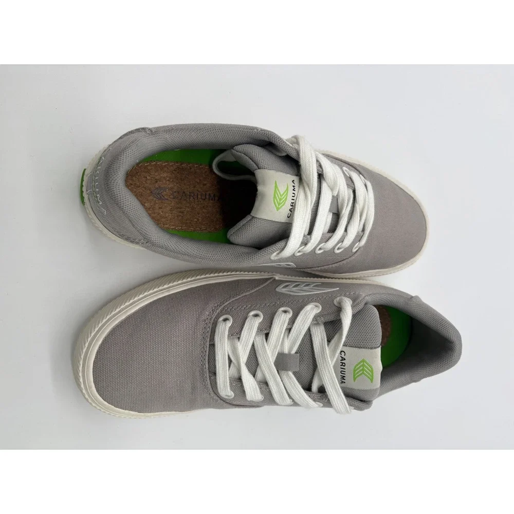 Cariuma Naioca‎ Mens 6.5 Women's 8 Canvas Low Top Skate Sneakers 601703G34W080